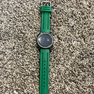 Unique digital green band watch